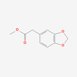 molecular formula C10H10O4 B135181 1,3-Benzodioxole-5-acetic acid, methyl ester CAS No. 326-59-0