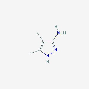 molecular formula C5H9N3 B1351811 4,5-dimethyl-1H-pyrazol-3-amine CAS No. 91159-73-8