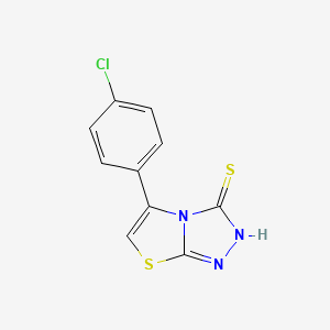 5-(4-Chlorophenyl)[1,3]thiazolo[2,3-c][1,2,4]triazole-3-thiol