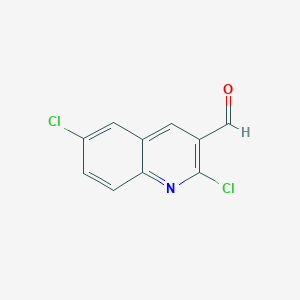molecular formula C10H5Cl2NO B1351821 2,6-二氯喹啉-3-甲醛 CAS No. 73568-41-9