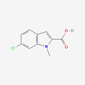 molecular formula C10H8ClNO2 B1351832 6-chloro-1-methyl-1H-indole-2-carboxylic acid CAS No. 680569-83-9