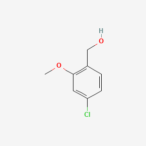 molecular formula C8H9ClO2 B1351842 4-氯-2-甲氧基苄醇 CAS No. 90296-27-8