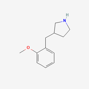 molecular formula C12H17NO B1351876 3-(2-Methoxybenzyl)pyrrolidine CAS No. 191800-50-7