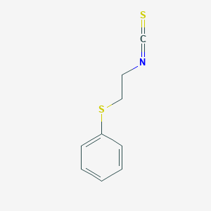 molecular formula C9H9NS2 B1351909 [(2-Isothiocyanatoethyl)thio]benzene CAS No. 38752-37-3