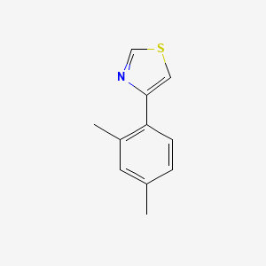 molecular formula C11H11NS B1351935 4-(2,4-Dimethylphenyl)-1,3-thiazole 