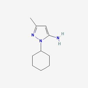 1-Cyclohexyl-3-methyl-1H-pyrazol-5-amine