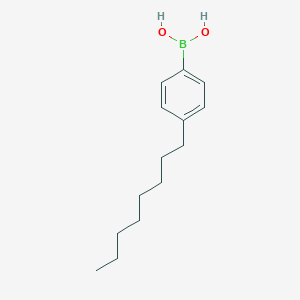 molecular formula C14H23BO2 B135194 (4-octylphenyl)boronic Acid CAS No. 133997-05-4