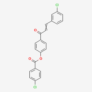 4-[3-(3-Chlorophenyl)acryloyl]phenyl 4-chlorobenzenecarboxylate