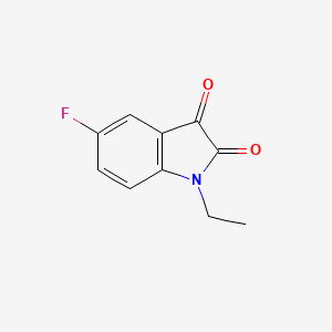 molecular formula C10H8FNO2 B1351957 1-Ethyl-5-fluoro-1h-indole-2,3-dione CAS No. 776-47-6