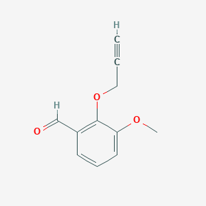 3-Methoxy-2-(prop-2-yn-1-yloxy)benzaldehyde