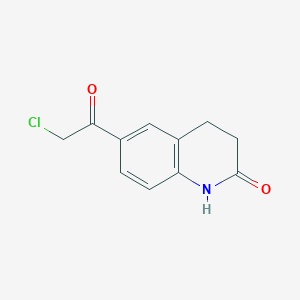 6-(chloroacetyl)-3,4-dihydroquinolin-2(1H)-one