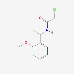 2-chloro-N-[1-(2-methoxyphenyl)ethyl]acetamide