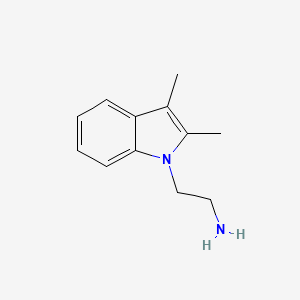 molecular formula C12H16N2 B1351993 2-(2,3-dimethyl-1H-indol-1-yl)ethan-1-amine 