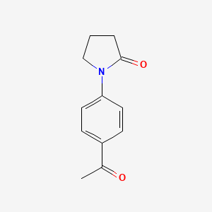 molecular formula C12H13NO2 B1352035 1-(4-Acetylphenyl)pyrrolidin-2-one CAS No. 682351-65-1