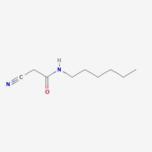 molecular formula C9H16N2O B1352038 2-cyano-N-hexylacetamide CAS No. 52493-37-5