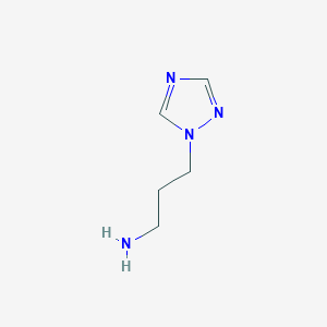 molecular formula C5H10N4 B1352039 3-(1H-1,2,4-triazol-1-yl)propan-1-amine CAS No. 69807-82-5