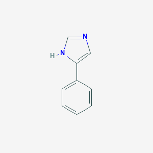 molecular formula C9H8N2 B135205 4-Phenylimidazole CAS No. 670-95-1