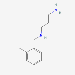 molecular formula C11H18N2 B1352055 N-((o-Tolyl)methyl)propane-1,3-diamine CAS No. 38486-29-2
