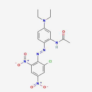2'-(2-Chloro-4,6-dinitrophenylazo)-5'-(diethylamino)acetanilide