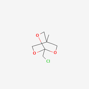 molecular formula C7H11ClO3 B1352073 1-(Chloromethyl)-4-methyl-2,6,7-trioxabicyclo[2.2.2]octane CAS No. 60028-24-2