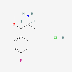 1-(4-Fluorophenyl)-1-methoxypropan-2-amine hydrochloride