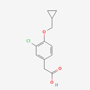 2-[3-chloro-4-(cyclopropylmethoxy)phenyl]acetic Acid