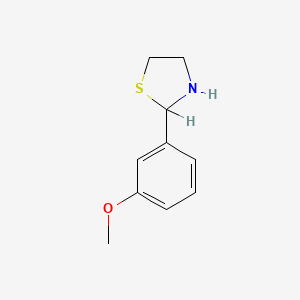 2-(3-Methoxyphenyl)thiazolidine
