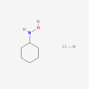 molecular formula C6H14ClNO B1352083 N-Cyclohexylhydroxylamine hydrochloride CAS No. 25100-12-3
