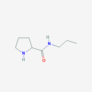 molecular formula C8H16N2O B1352085 N-propylpyrrolidine-2-carboxamide CAS No. 84899-61-6