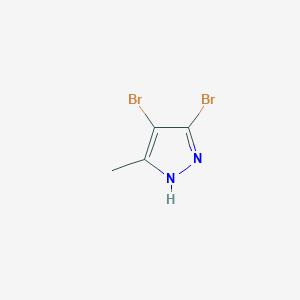molecular formula C4H4Br2N2 B1352093 3,4-dibromo-5-methyl-1H-pyrazole CAS No. 5932-19-4