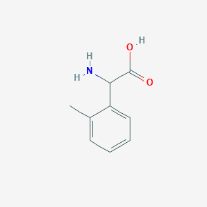 molecular formula C9H11NO2 B135211 2-氨基-2-(2-甲基苯基)乙酸 CAS No. 129592-98-9