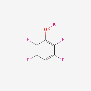 molecular formula C6HF4KO B1352113 Potassium 2,3,5,6-tetrafluorophenolate CAS No. 42289-34-9