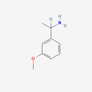 molecular formula C9H13NO B1352114 1-(3-Methoxyphenyl)ethanamine CAS No. 62409-13-6