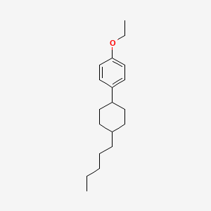 molecular formula C19H30O B1352129 1-(trans-4-Pentylcyclohexyl)-4-ethoxybenzene CAS No. 84540-32-9