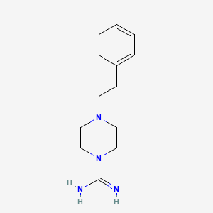 molecular formula C13H20N4 B1352139 1-Piperazinecarboxamidine, 4-phenethyl- CAS No. 81746-13-6