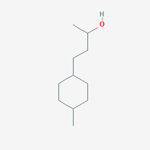 molecular formula C11H22O B13521617 4-(4-Methylcyclohexyl)butan-2-ol 