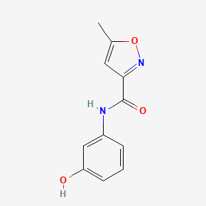 N-(3-Hydroxyphenyl)-5-methylisoxazole-3-carboxamide