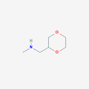 1-(1,4-dioxan-2-yl)-N-methylmethanamine