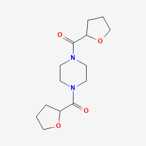 1,4-Bis((tetrahydrofuran-2-yl)carbonyl)piperazine