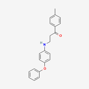 1-(4-Methylphenyl)-3-(4-phenoxyanilino)-1-propanone