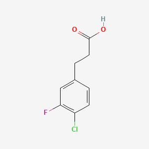 3-(4-Chloro-3-fluorophenyl)propionic acid