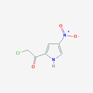molecular formula C6H5ClN2O3 B1352218 2-chloro-1-(4-nitro-1H-pyrrol-2-yl)ethanone CAS No. 53391-46-1