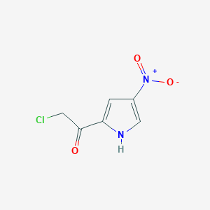 2-chloro-1-(4-nitro-1H-pyrrol-2-yl)ethanone
