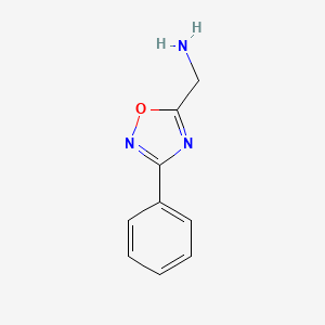 (3-Phenyl-1,2,4-oxadiazol-5-yl)methanamine