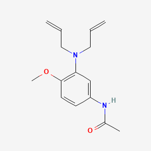 molecular formula C15H20N2O2 B1352239 4-Acetylamino-2-(diallylamino)anisole CAS No. 51868-45-2