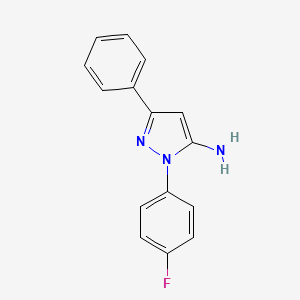 1-(4-fluorophenyl)-3-phenyl-1H-pyrazol-5-amine