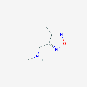 N-methyl-1-(4-methyl-1,2,5-oxadiazol-3-yl)methanamine