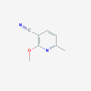 molecular formula C8H8N2O B1352284 2-Methoxy-6-methylpyridine-3-carbonitrile CAS No. 72918-03-7