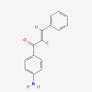 molecular formula C15H13NO B1352290 (2E)-1-(4-氨基苯基)-3-苯基丙-2-烯-1-酮 CAS No. 2403-30-7