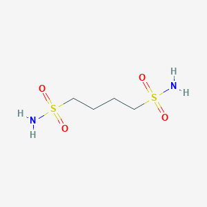 molecular formula C4H12N2O4S2 B13523074 Butane-1,4-disulfonamide 